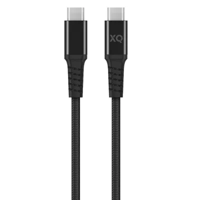 Obrázok produktu pre USB-C 3.1 kábel s bavlneným opletením 2 m Schwarz