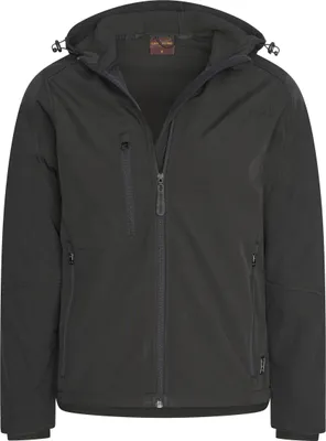 Image de Cappuccino Italia Softshell Hooded Jacket Black - Large XL