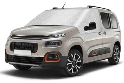 Productafbeelding van Windschermbescherming voor Citroën Berlingo 2018-2025, zilver, bescherming tegen vorst en sneeuw