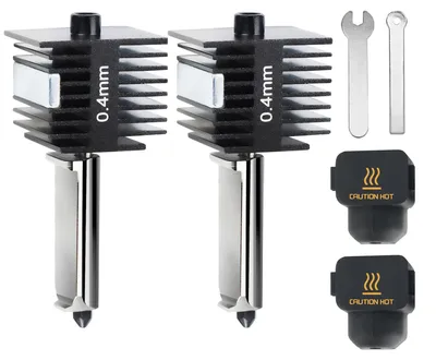 2er-Pack 0,4 mm Hotend-Set für Bambu Lab A1/A1 Mini