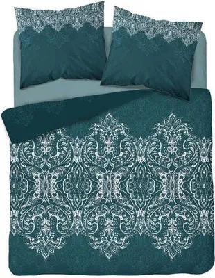 Produktbild von Bettwäsche, Baumwollsatin, hohe Qualität 140x200 3831b Türkis, elegant