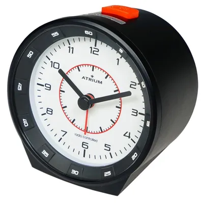 Produktbild von ATRIUM Wecker Analog Quarz Funkwecker A960-20 Nachtlicht Snooze schwarz