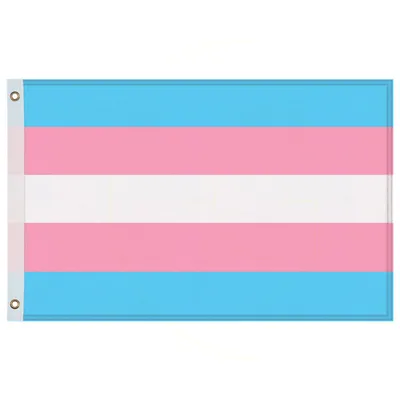 Produktbild von Transgender LGBTQ+ Flagge 150x90cm mit Ösen