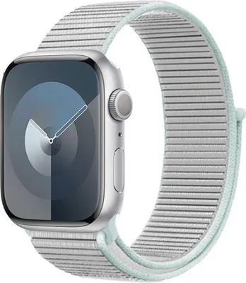 Produktbild von Armband Crong Nylon für Apple Watch 41/40/38mm, Pastellgrau