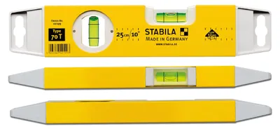 Immagine prodotto di Stabila Type 70 T 2199 Torbedo level 25 cm 0.5 mm/m