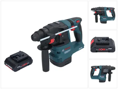 Immagine prodotto di Bosch GBH 18V-22 Martello rotante professionale a batteria 18 V 1,9 J SDS Plus Brushless + 1x batteria ricaricabile ProCORE 4,0 Ah - senza caricabatterie