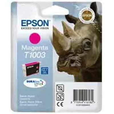 Produktbild von Epson Rhino Singlepack Magenta T1003 DURABrite Ultra Ink, Magenta, Tinte auf Pigmentbasis, 1 Stück(e)