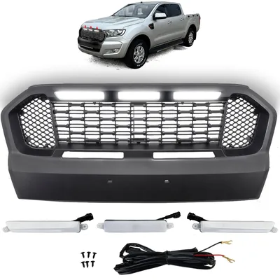 Obrázek produktu pro Sportovní gril bez emblému, černý, pro Ford Ranger T7, modely 2016-2019