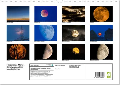 Produktbild von Faszination Mond - der etwas andere Mondkalender (Wandkalender 2026 DIN A3 quer), CALVENDO Monatskalender