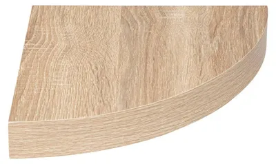 Immagine prodotto di Scaffale angolare, effetto legno di quercia, 25 x 25 cm, per decorazione della parete