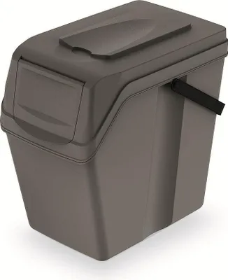 Zdjęcie produktu dla Kosz na śmieci SORTIBOX - kamienny szary - Prosperplast 4 24