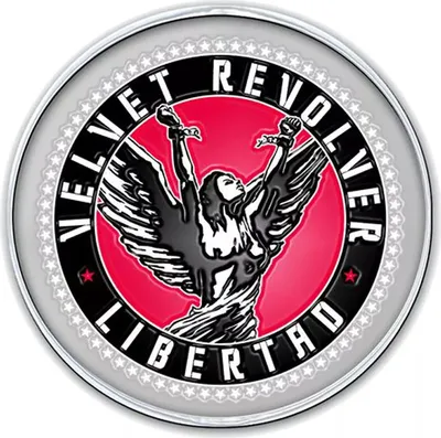 Image de Velvet Revolver - Badge "Libertad" - Métal RO7663 (Taille unique) (Gris/Noir/Rouge)