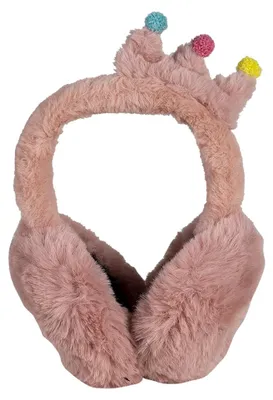 Produktbild von Clayre & Eef Gehörschutz Kinder Rosa Polyester Krone