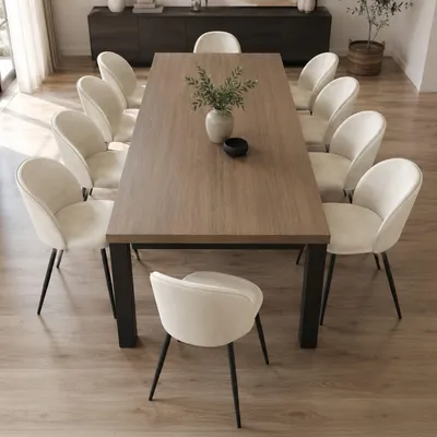 Produktbild von Achito - Stuhl, Weiß Creme, 10 Stühle