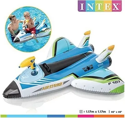 Produktbild von INTEX 57536NP RideON 'Water Gun Plane' 117x117cm