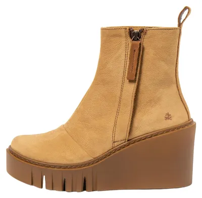 Image de Art Bottines à talons pour Femme 2091 NOBUCK KARAMEL/ CATANIA Couleur Jaune