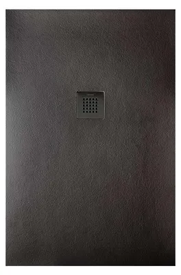 Image de Receveur de douche STRATO extra plat, Noir - 100 x 70 cm - Luxtone