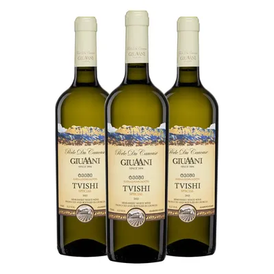 Produktbild von Giuaani Tvishi Georgischer Weißwein Lieblich (3 x 0,75L)