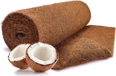Produktbild von N Nagerteppich.de Kokosmatte aus 100% Kokosfasern - 75cm x 5m Rolle Anzuchtmatte ohne Latex - Winterschutz und Kälteschutz für Pflanzen - Baumschutz Meterware Naturprodukt