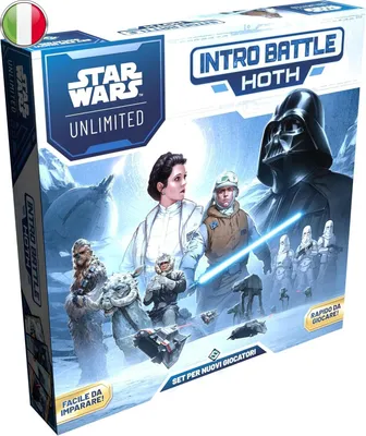Produktbild von Asmodee Star Wars: Unlimited TCG - Intro Battle Hoth - Startkarten-Set mit vorve