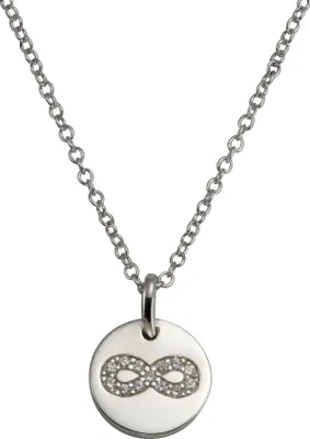 Produktbild von Zeeme Silber Collier 925/- Sterling Silber 42+5cm weiß Zirkonia weiß 358241076