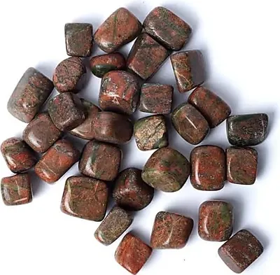 Produktbild von Unakite Trommelsteine AA -- ±1,5-3,5cm, ±500g online bestellen