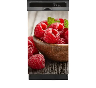 Produktbild von Aufkleber sticker 45x70 cm Dekorative folie Spülmaschine - Frische Himbeeren Obst