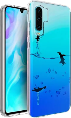 Produktbild von Motiv TPU Cover für Huawei P30 Pro Hülle Silikon Case mit Muster Handy Schutzhülle