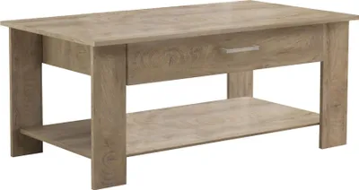 Immagine prodotto di Milani Home - tavolino da salotto moderno cm 110x60x44 h - Rovere grigio