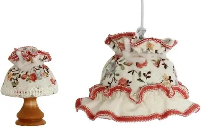 Produktbild von Lampen-Set geblümt, mit LED, für Puppenhaus