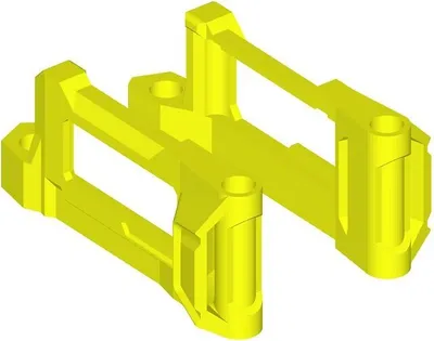 Produktbild von GEPRC Mark5 O3 Air Unit Halterung 3D Druck TPU Gelb