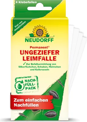 Produktbild von Neudorff Permanent UngezieferLeimFalle Nachfüllpack 4 Stk. insektizidfrei