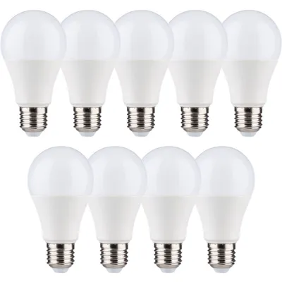 Immagine prodotto di 9 x Müller-Licht LED forma A55 7W = 40W E27 opaco 470lm Ra95 senza sfarfallio bianco caldo 2700K 180°