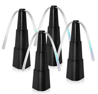 Produktbild von 4er Set Fliegenventilator, batteriebetrieben, tragbare Fliegenabwehr für Tisch und Terrasse, mit Haken und reflektierenden Flügeln, für Garten, Camping und Party