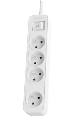 Productafbeelding van Philips verlengkabel, 1,5 meter, 4 stopcontacten, wit