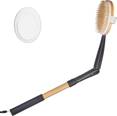 Image de Brosse corps Lotion Applicateur Brosse de bain Brosse de douche à long manche