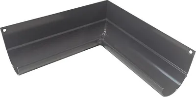 Produktbild von Renoplast Aluminium Dachrinnensystem R50, Dachrinnenwinkel, Innenwinkel 90°, Graphit