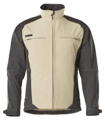 Produktbild von Mascot MASCOT Softshell-Jacke UNIQUE Dresden 12002-149 Gr. L hellkhaki/schwarz