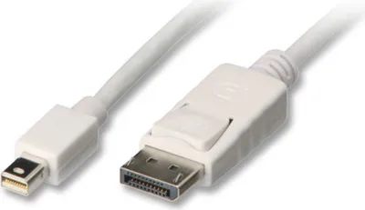 Produktbild von Lindy 41059, 5 m, DisplayPort, Weiß, Nickel, 10,8 Gbit/s, Männlich/Weiblich
