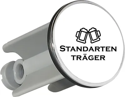 Produktbild von Huuraa Waschbeckenstöpsel Standartenträger Schützenfest 4cm höhenverstellbar Abflussstopfen Geschenkidee