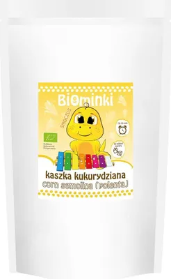 KASZKA KUKURYDZIANA BEZ DODATKU CUKRÓW BIO 500 g - BIOMINKI