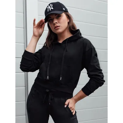 Produktbild von Damen-Sweatshirt TRENDHOOD schwarz XL