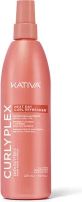 Obrázek produktu pro Kativa Curly Plex Osvěžující přípravek pro oživení kudrnatých vlasů na další den 225 ml