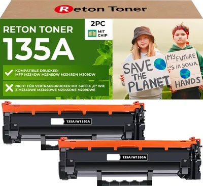 Produktbild von Fachgerecht aufbereitet HP 135A W1350A 135X Toner HP-CHIP wiederverwendet