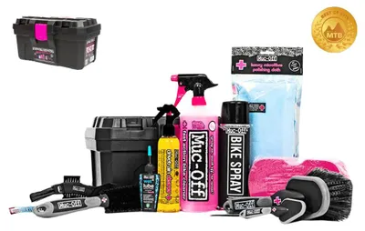 Produktbild von Muc-Off Ultimate Bicycle Cleaning Kit, Reinigungswerkzeug, Fahrrad-Reinigungsset, Universal, Schwarz, Pink