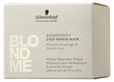 Imagen del producto de Schwarzkopf Blondme Bondfinity: Tratamiento reparador intensivo, 200 ml