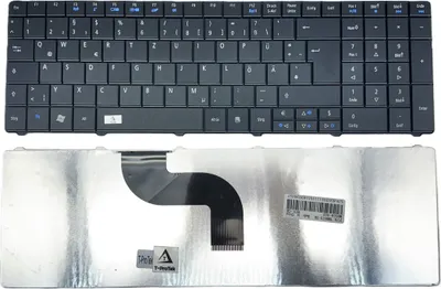 Produktbild von DE - Schwarz Tastatur Keyboard version 4 kompatibel für Acer Aspire 5535, 5740ZG