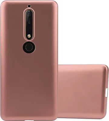 Image de Cadorabo Housse pour Nokia 6.1 Housse rose Housse pour téléphone portable TPU Silicone Etui Cover Case