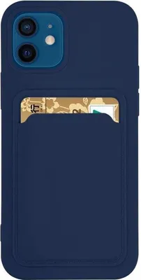 Immagine prodotto di Custodia Custodia in silicone per telefono cellulare con slot per schede Cover Bumper compatibile con Xiaomi Redmi Note 10s Navy Blue
