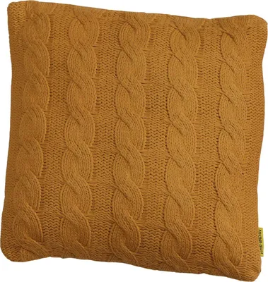 Produktbild von Dekoratives Kissen CABLISS 45x45 cm, ockerfarben